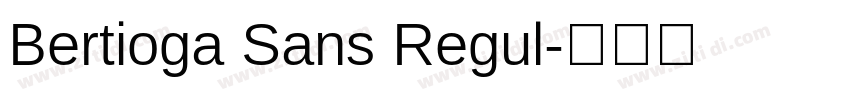 Bertioga Sans Regul字体转换 Bertioga Sans Regul字体转换